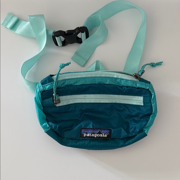 Patagonia Handbags - Patagonia Blue Crossbody Bag with Adjustable Strap